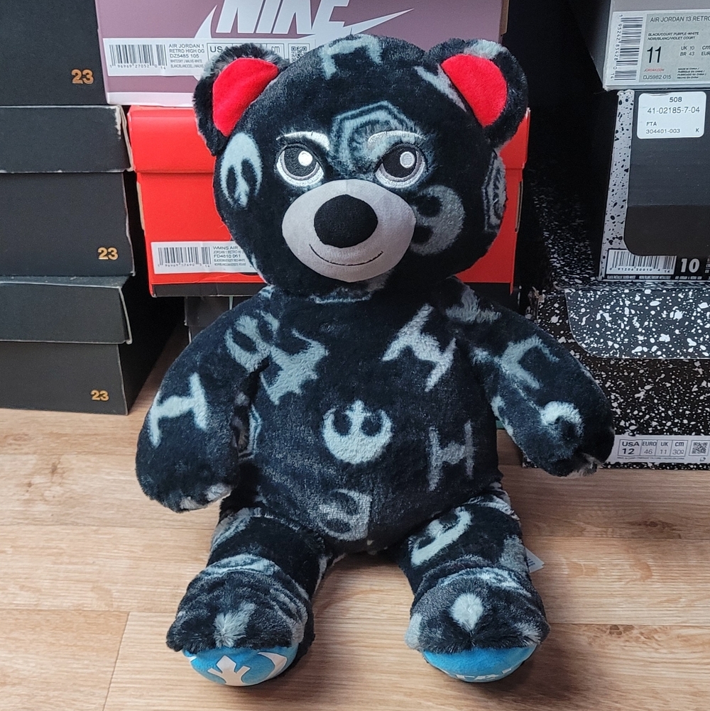Build-A-Bear Star Wars Dark Light Side Teddy Bear Plush Stuffed Animal Disney